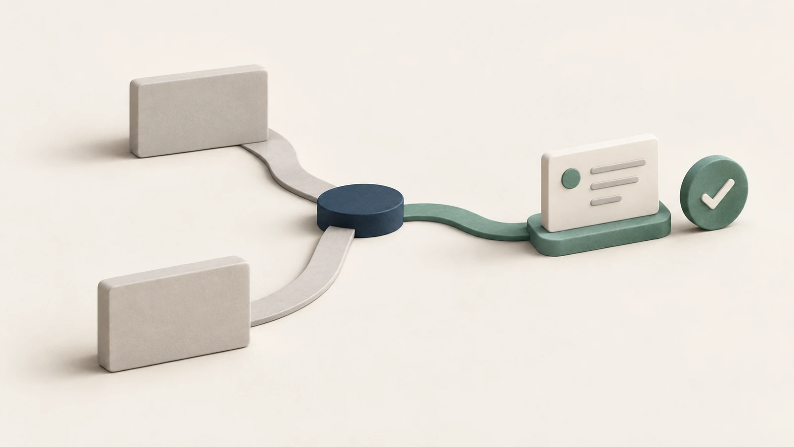 Illustration of selecting one small workflow for review while leaving other tasks outside the pilot.